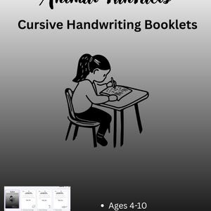 Cuaderno de ejercicios para practicar la escritura cursiva sobre datos curiosos de animales (14 páginas)