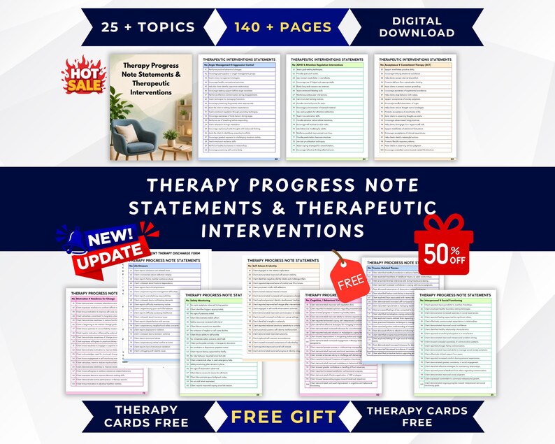 Voortgangsverslagen en therapeutische interventies | Termen voor geestelijke gezondheidszorgdocumentatie, hulpmiddelen voor therapeuten, klinische aantekeningen afbeelding 1