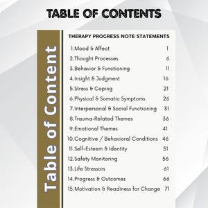 Voortgangsverslagen en therapeutische interventies | Termen voor geestelijke gezondheidszorgdocumentatie, hulpmiddelen voor therapeuten, klinische aantekeningen afbeelding 3