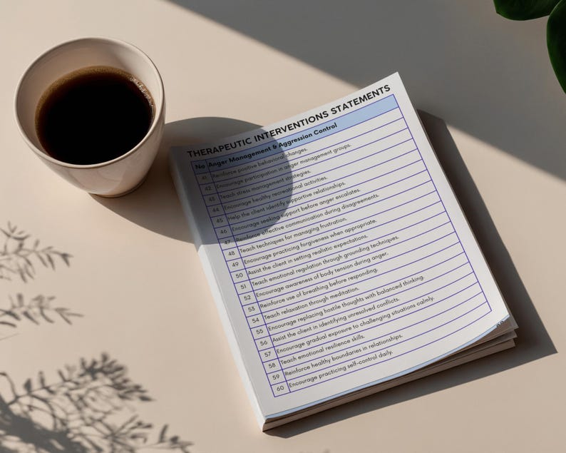 Voortgangsverslagen en therapeutische interventies | Termen voor geestelijke gezondheidszorgdocumentatie, hulpmiddelen voor therapeuten, klinische aantekeningen afbeelding 12