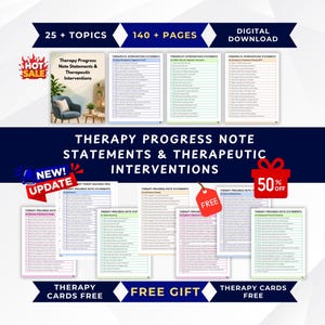 Voortgangsverslagen en therapeutische interventies | Termen voor geestelijke gezondheidszorgdocumentatie, hulpmiddelen voor therapeuten, klinische aantekeningen afbeelding 2
