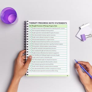 Voortgangsverslagen en therapeutische interventies | Termen voor geestelijke gezondheidszorgdocumentatie, hulpmiddelen voor therapeuten, klinische aantekeningen afbeelding 11