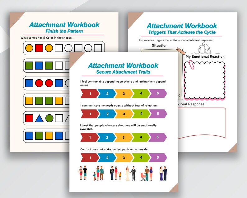 Attachment Styles Workbook: Healing Anxious & Avoidant Patterns for ...