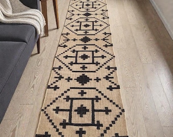 Persian Runner Rug: Antique Wash Medallion Hallway Carpet