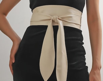 Corsetto a cintura, cintura larga avvolgente con laccio regolabile (fino a 240 cm)