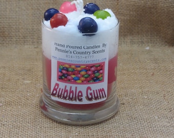 Bubble Gum  jar Candles