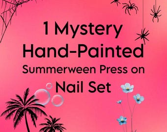 1 handbeschilderde Mystery Summerween plaknagelset!