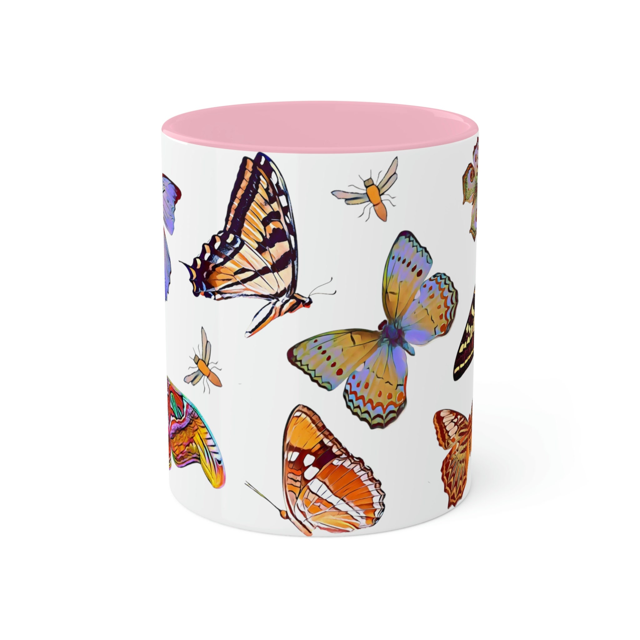 Pretty Butterfly Pattern Travel Mug – Amy's Coffee Mugs