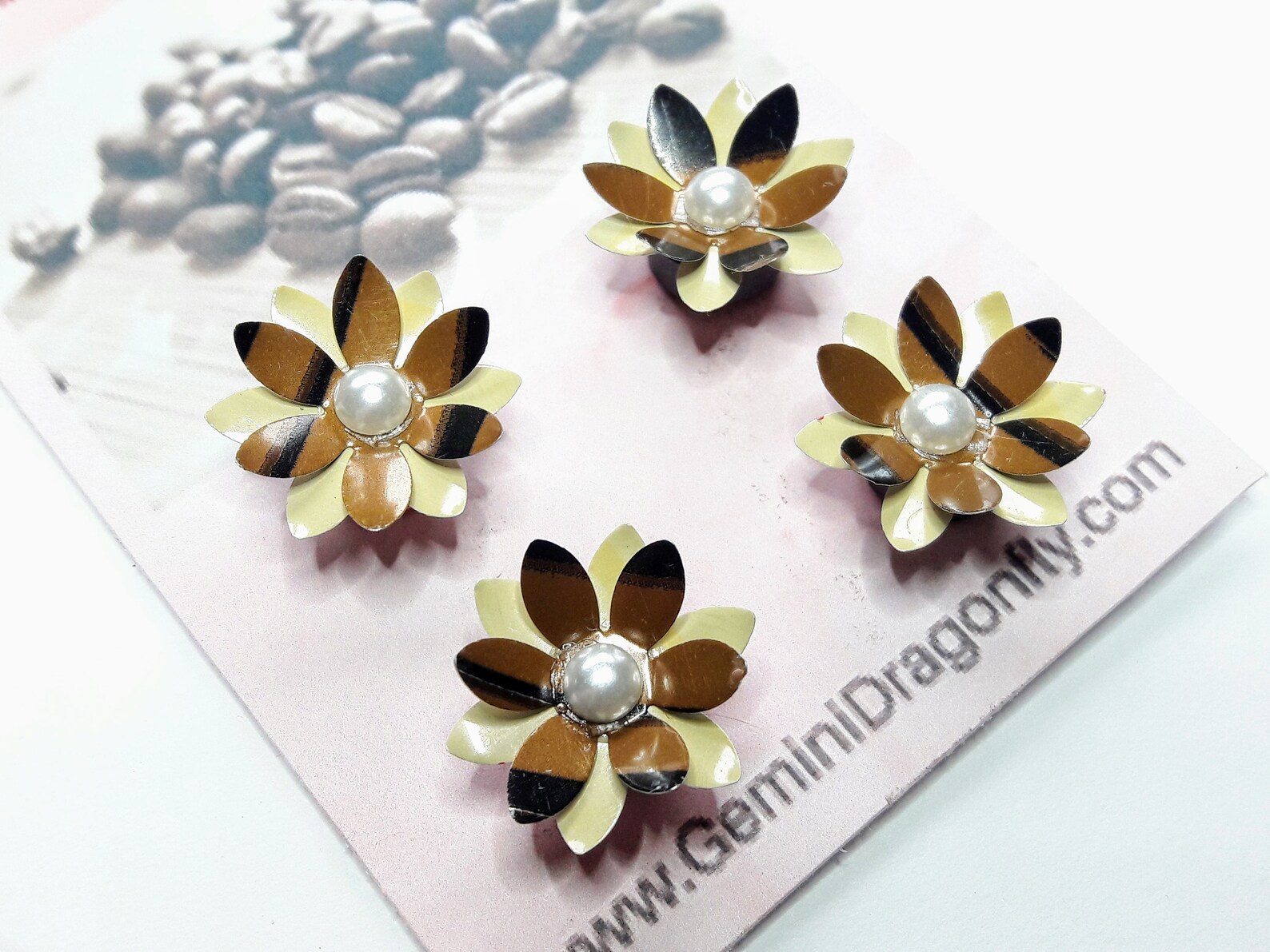 Beautiful Set of 4 Flower Gift Set Etsy