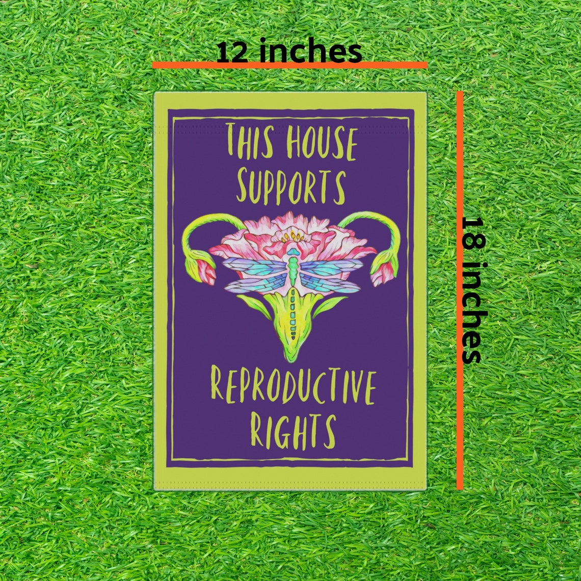 Reproductive Rights Support Garden Flag - Etsy