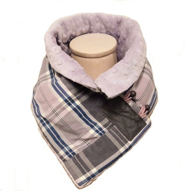 lavender neck warmer