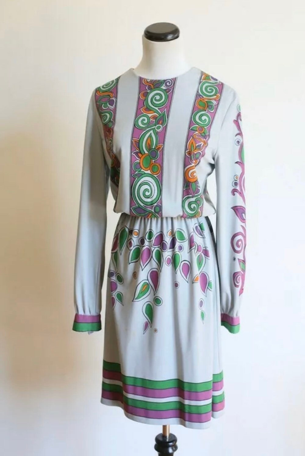 Slate Green Dress - Etsy