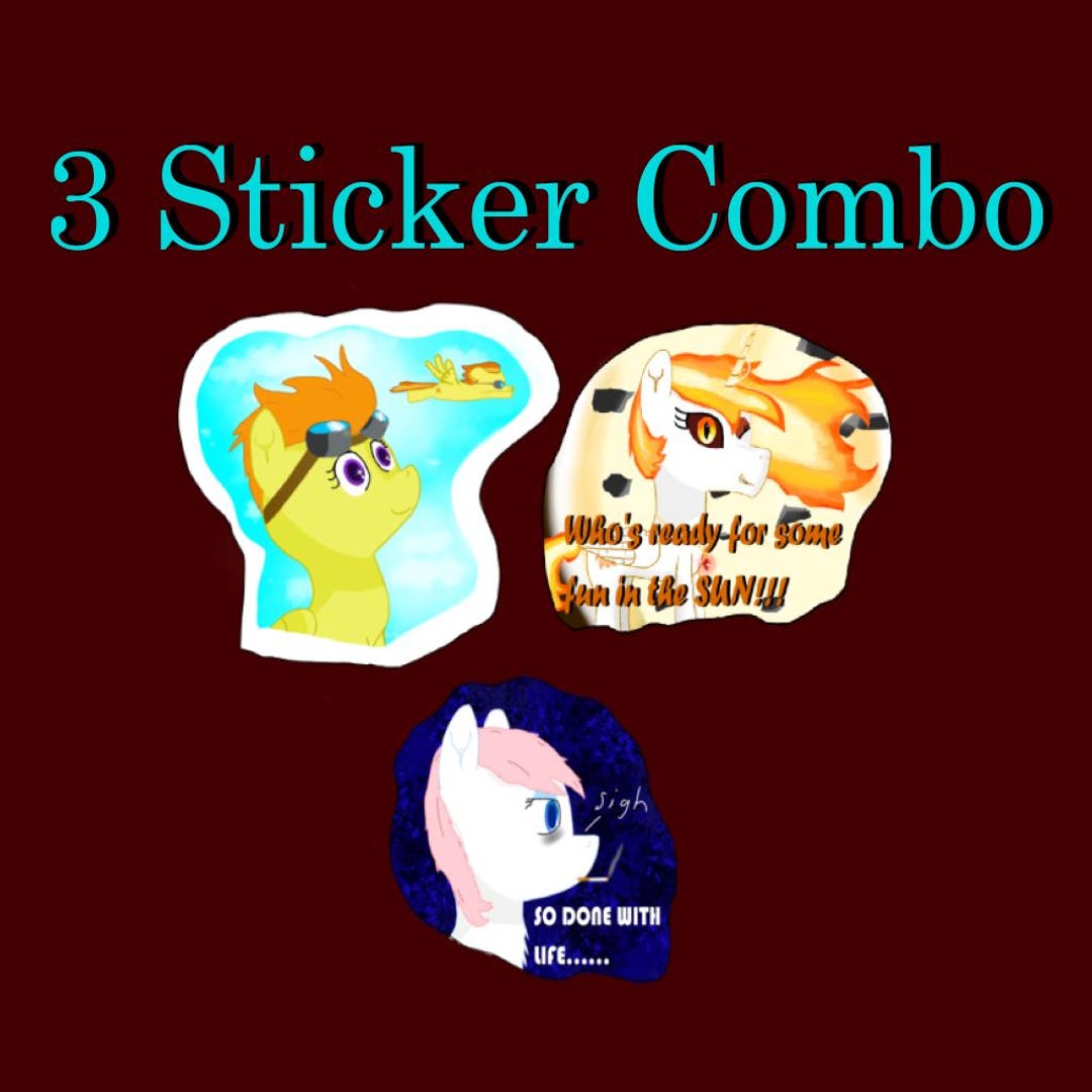 3 Sticker Combo - Etsy