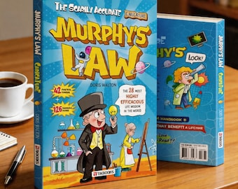La legge di Murphy, Libro didattico sulla legge di Murphy per bambini – Scienza, Lezioni di vita, Pensiero critico, Libro didattico, Attività di pensiero TEM