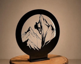 Mountain – Lámpara LED única impresa en 3D / Luz nocturna regulable