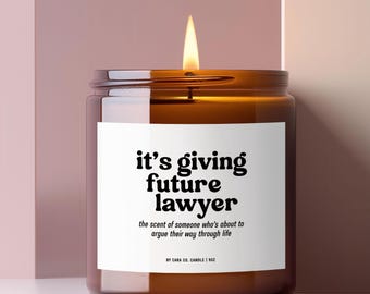 New Future Lawyer Gift, Lawyer Gift, Law Student Gift, Law School Graduation Gift, Bar Exam Gift, Future Attorney Gift, Law School Graduate