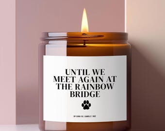Dog Memorial Gift, Pet Loss Gift, Dog Loss, Sympathy Gift For Dog Loss, Pet Memorial, Loss of Dog Candle, Bereavement Gift For Dog Owner