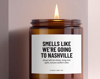 Nashville Trip Gift, Girls Trip Gift, Bachelorette Party, Nashville Vacation Gift, Surprise Trip, Destination Reveal, Funny Friends Trip