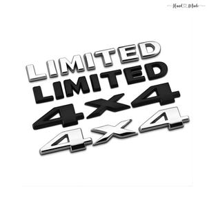 3D Metal 4x4 Limited Tailgate Emblem for Jeep Grand Cherokee Wrangler Compass Trunk Badge