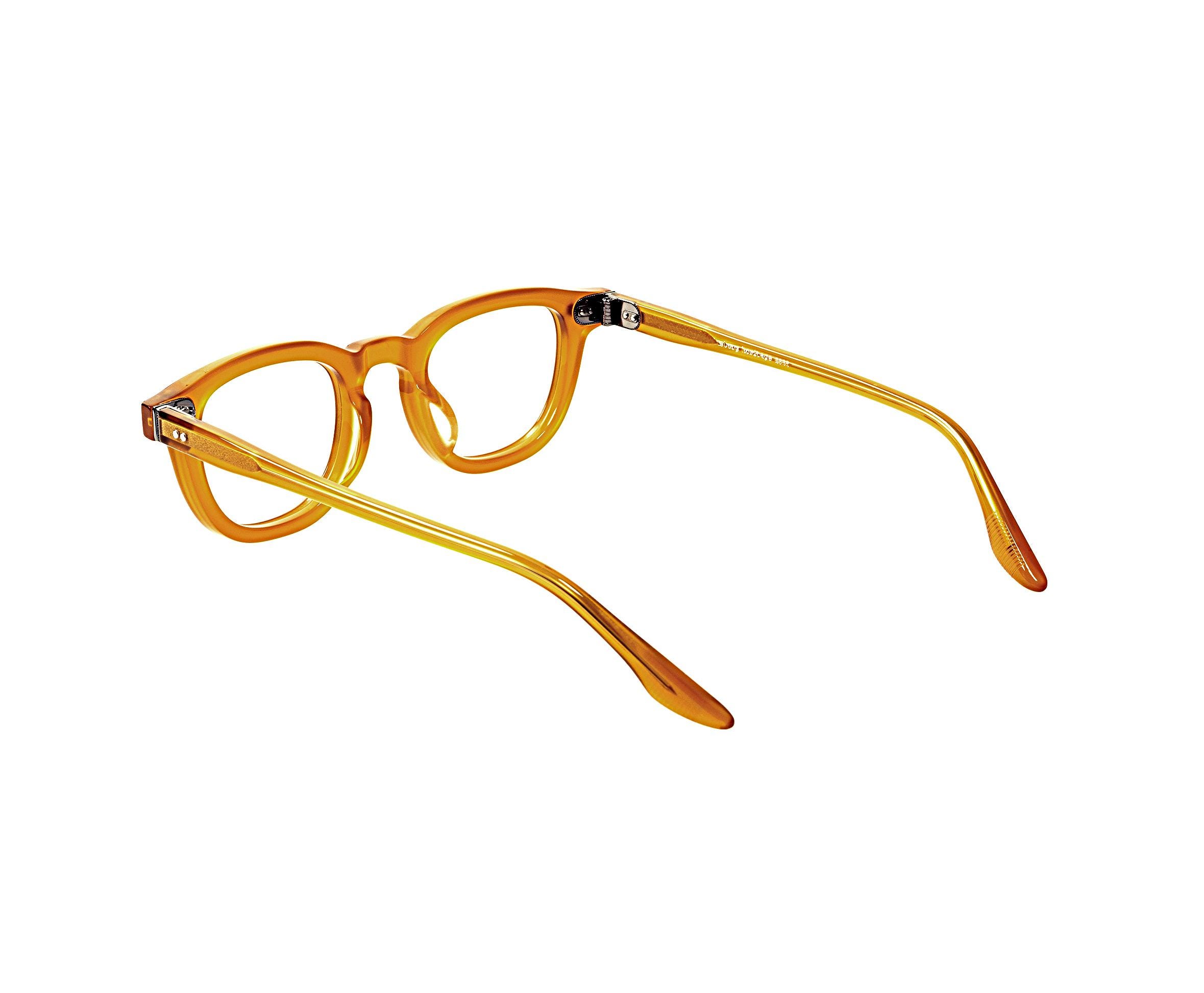 amber acetate frame | Korean Design Frame | Unisex Acetate Glasses | Lightweight Durable Eyewear — view 4