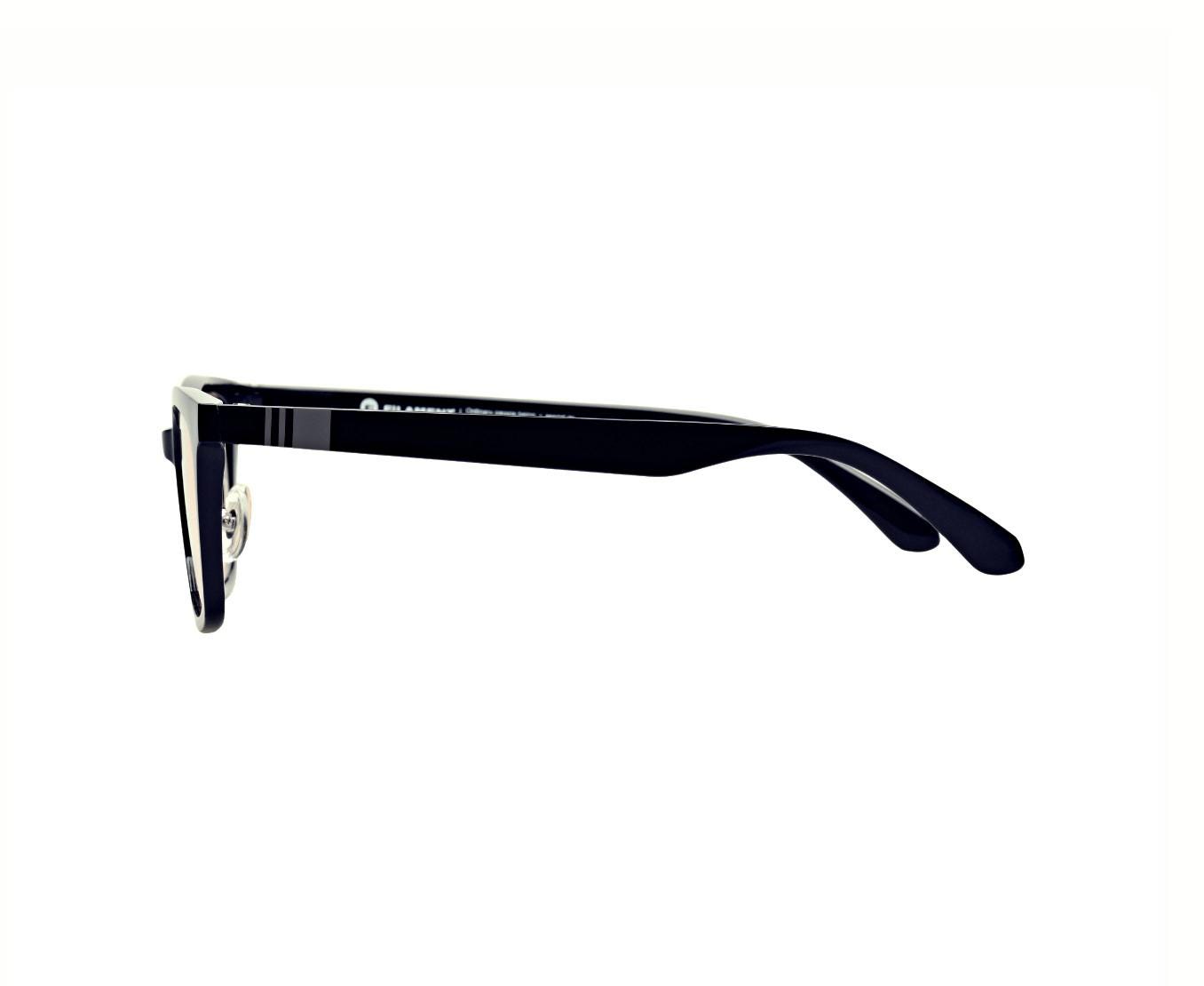 Minimal Black Square Sunglasses | Korean Design, Yellow Tinted Lenses — view 4