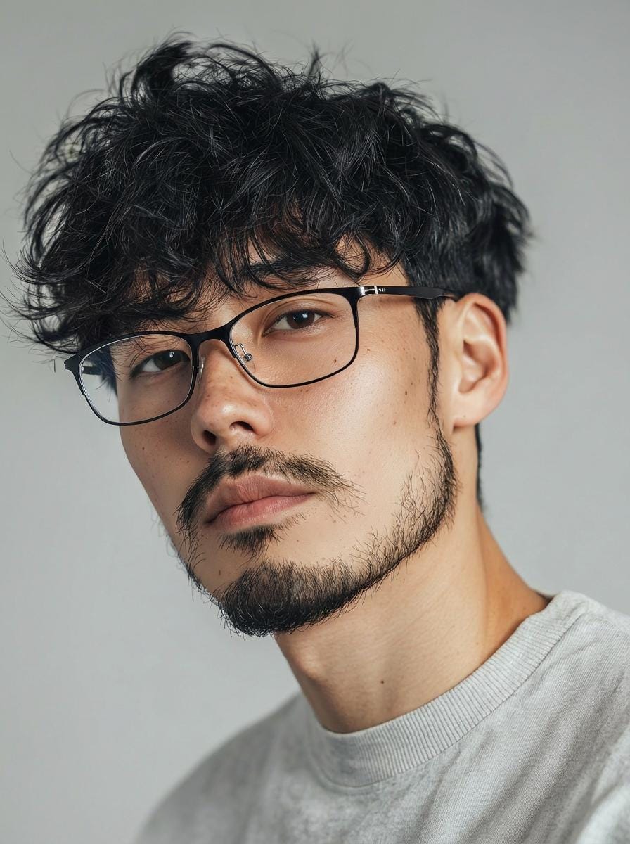 Minimal Black Ultem Eyeglasses, Lightweight Korean Design Asian Fit Optical Frame — view 9
