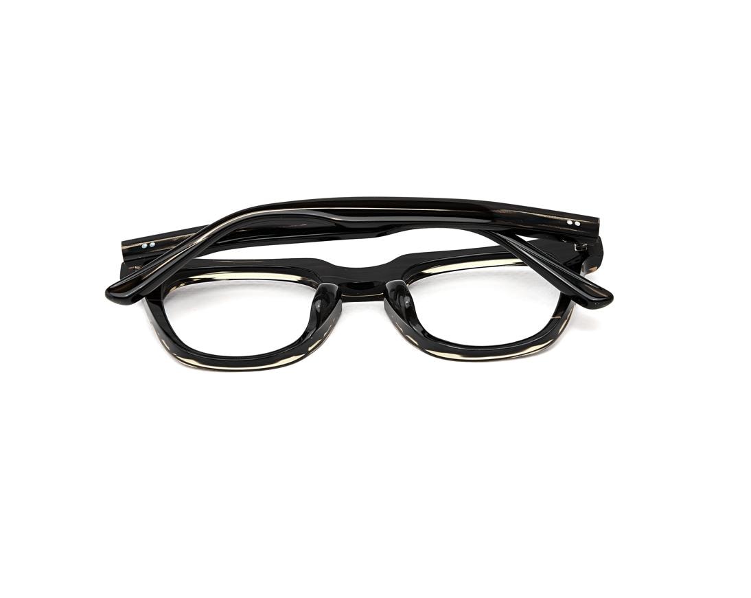 Classic Black Tortoise Acetate Eyeglasses | Minimalist Korean Optical Frame | Unisex Eyewear | Premium Everyday Eyewear — view 9