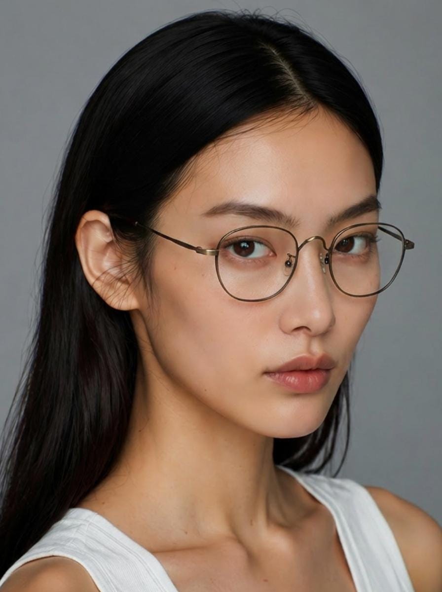 Minimal Metal Eyeglasses |  Slim Round Square Frame |  Lightweight Everyday Optical Glasses | Korean Design