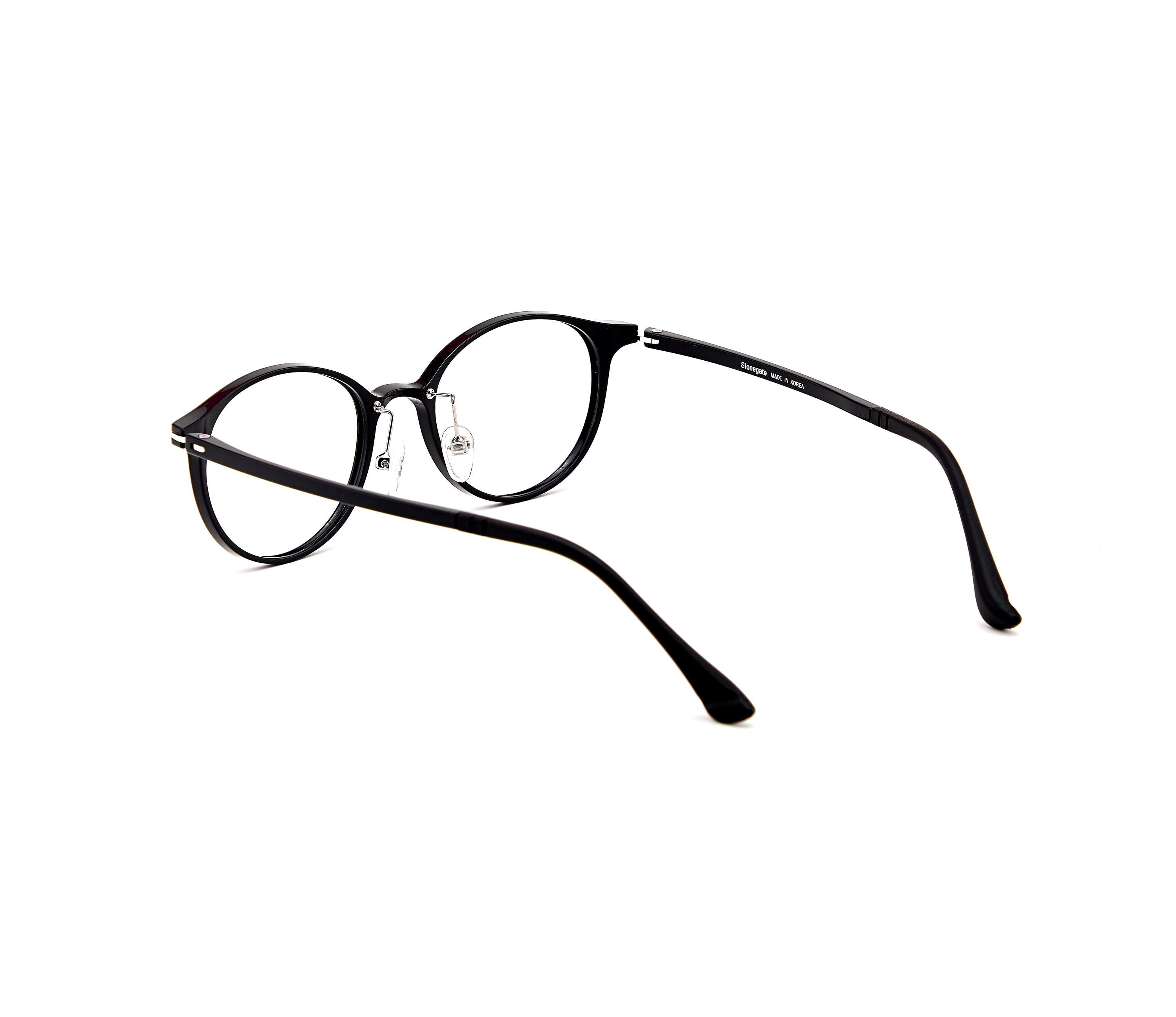 Everyday Lightweight Eyeglasses | Ultem Round Eyeglasses | Minimalist Korean Design Asian Fit | Unisex Prescription Optical Frame — view 7
