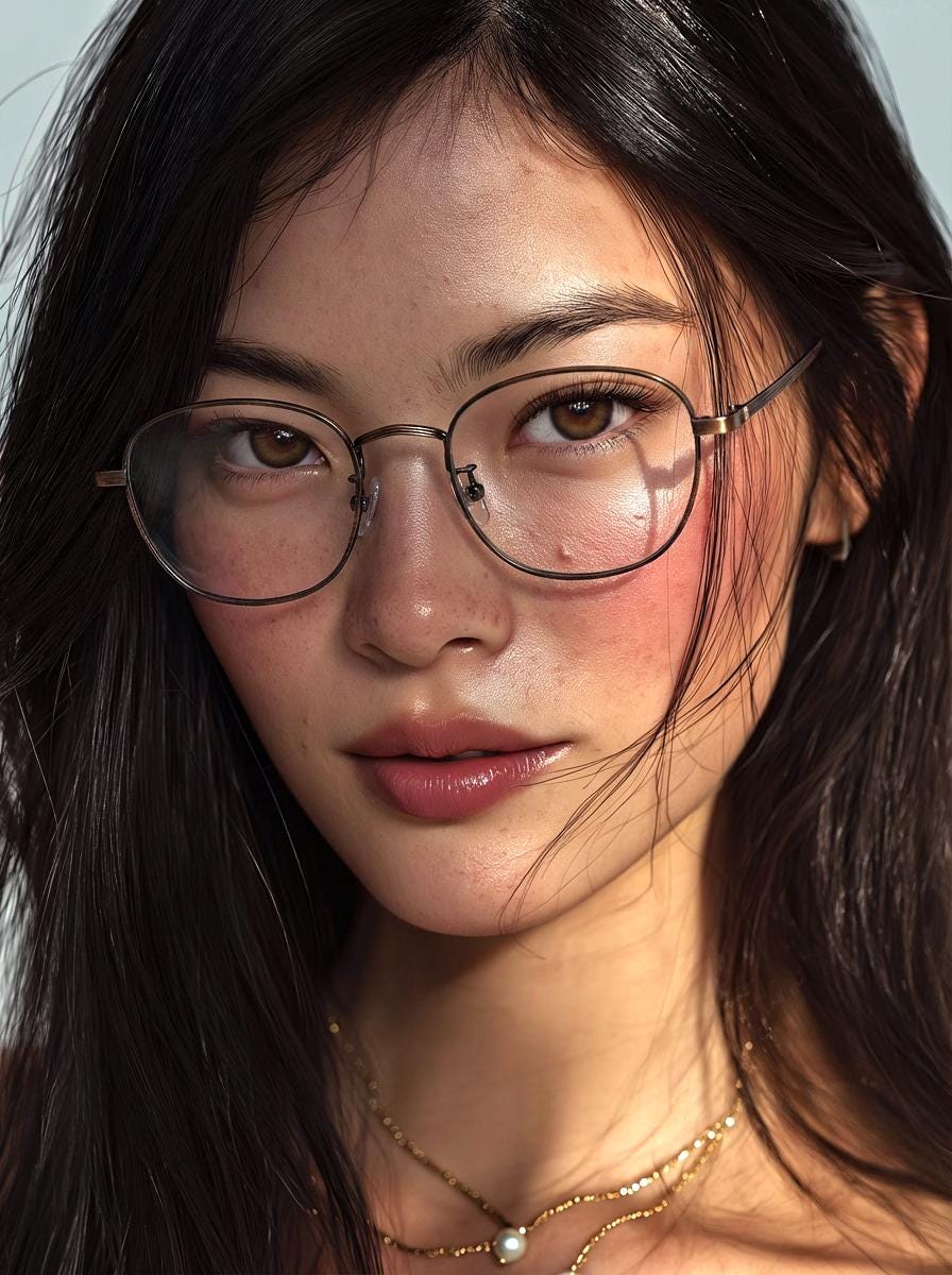 Minimal Oval Metal Eyeglasses – Korean Design, Lightweight Bronze Frame, Everyday Modern Classic — view 12