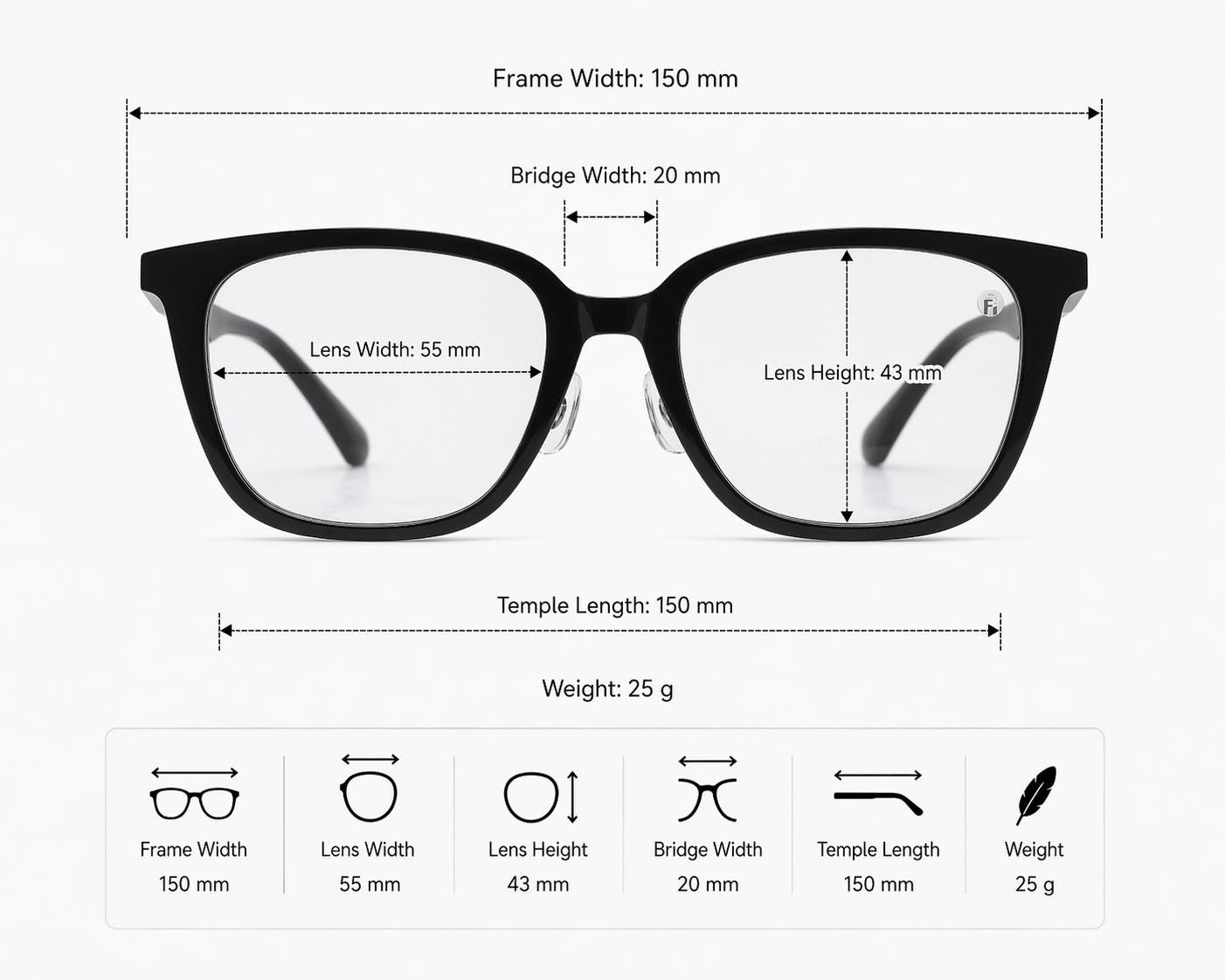 Minimal Black Square Sunglasses | Korean Design | Lightweight Comfort Fit — view 6