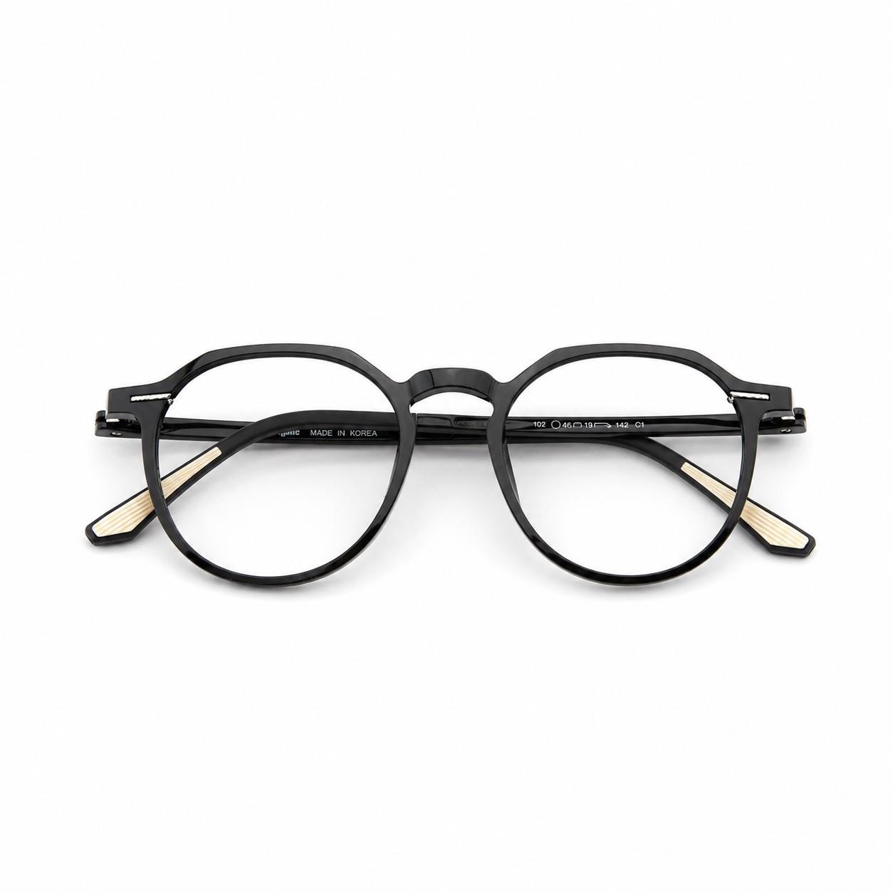 Black Lightweight Frame, Ultem, Korean Minimal Design — view 8