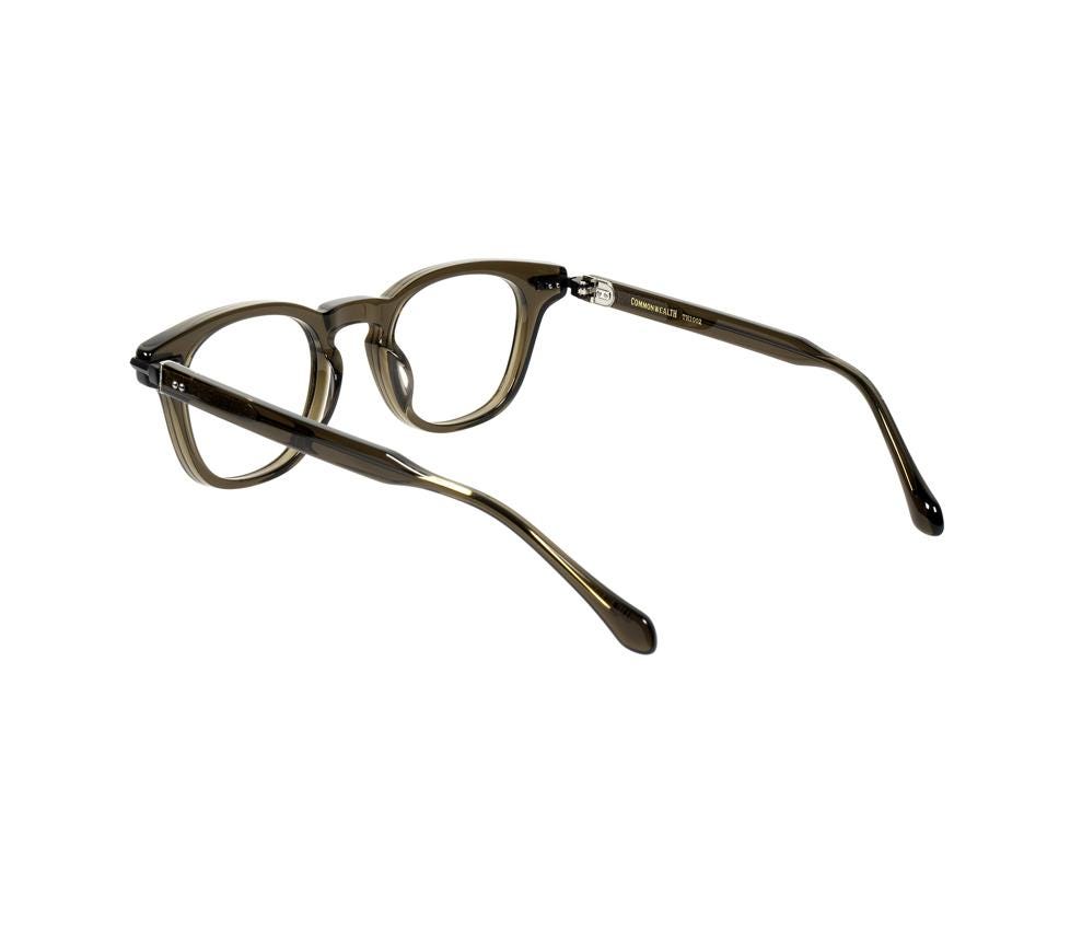 Brown Acetate Eyeglasses, Classic Square Frame, Lightweight Everyday Glasses, Unisex Korean Style Optical Frame — view 4