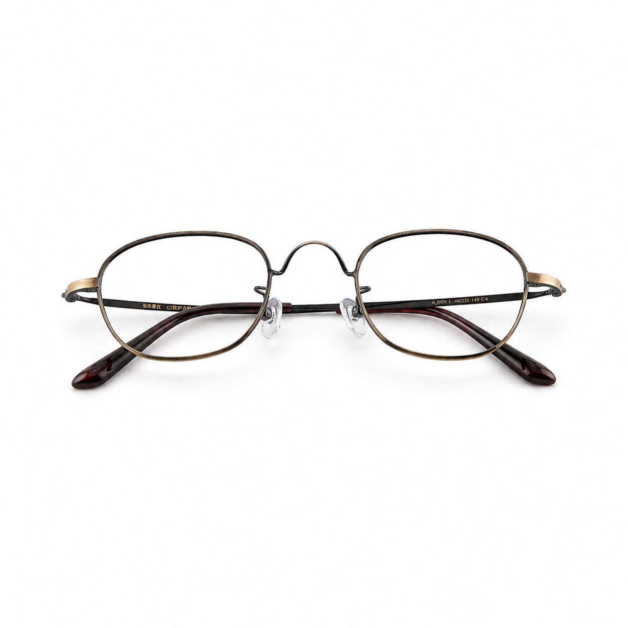 Minimal Metal Eyeglasses | Slim Round Square Frame | Lightweight Everyday Optical Glasses | Korean Design — view 5