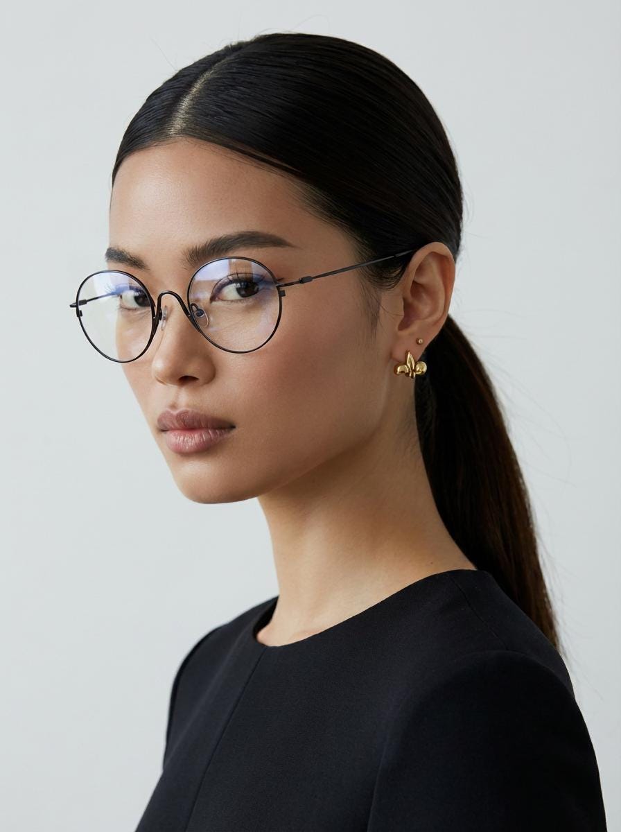 Round Metal Frame | Lightweight, Minimalist | Made in Korea — view 6