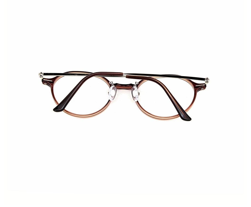 Ultem Round Eyeglasses | Lightweight Korean Glasses | Brown Round Optical Frame | Made in Korea — view 8