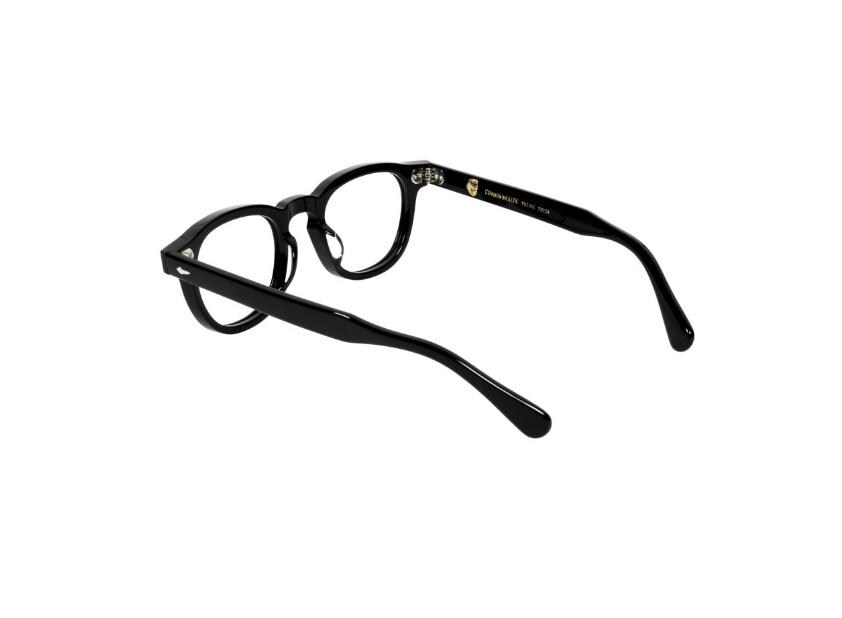 Classic Black Acetate Eyeglasses | Timeless Eyewear | Unisex | Korean Design Frame — view 3