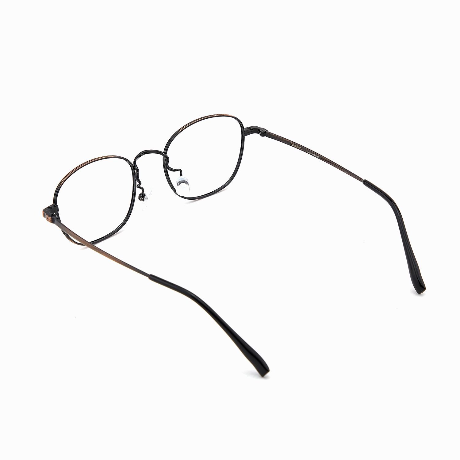 Minimal Oval Metal Eyeglasses – Korean Design, Lightweight Bronze Frame, Everyday Modern Classic — view 8