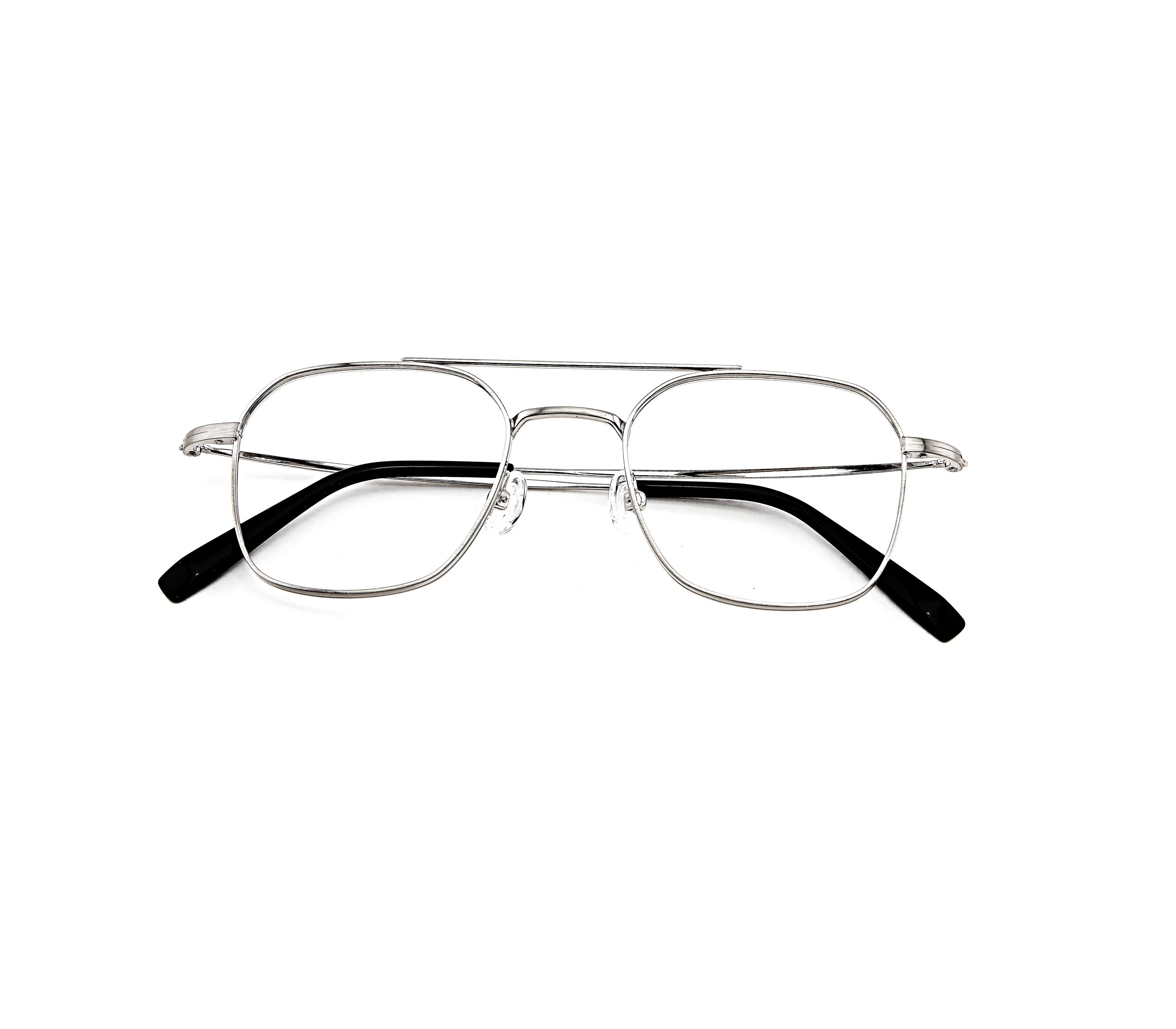 Minimal Square Aviator Glasses | Made in Korea | Lightweight Metal Eyeglasses | Unisex Frame — view 5