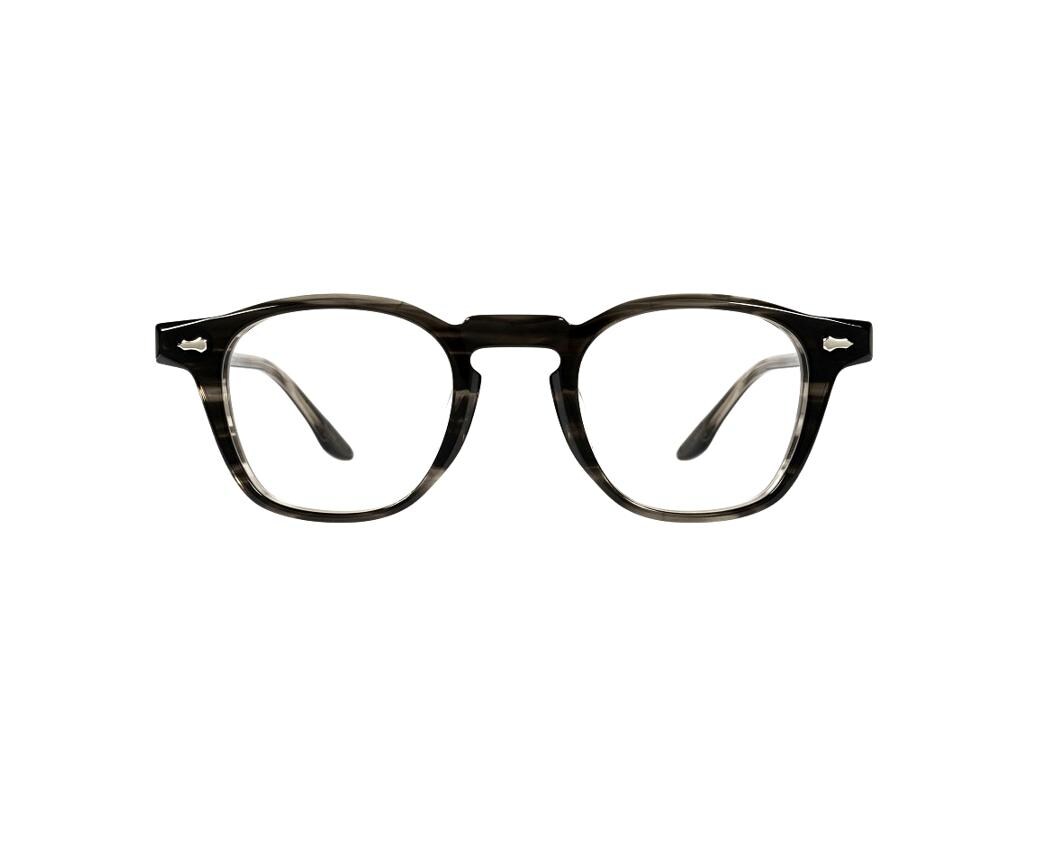 Smoky Charcoal Tortoise Eyeglasses | Korean Design Square Frame | Unisex Acetate Glasses | Lightweight Durable Eyewear — view 2