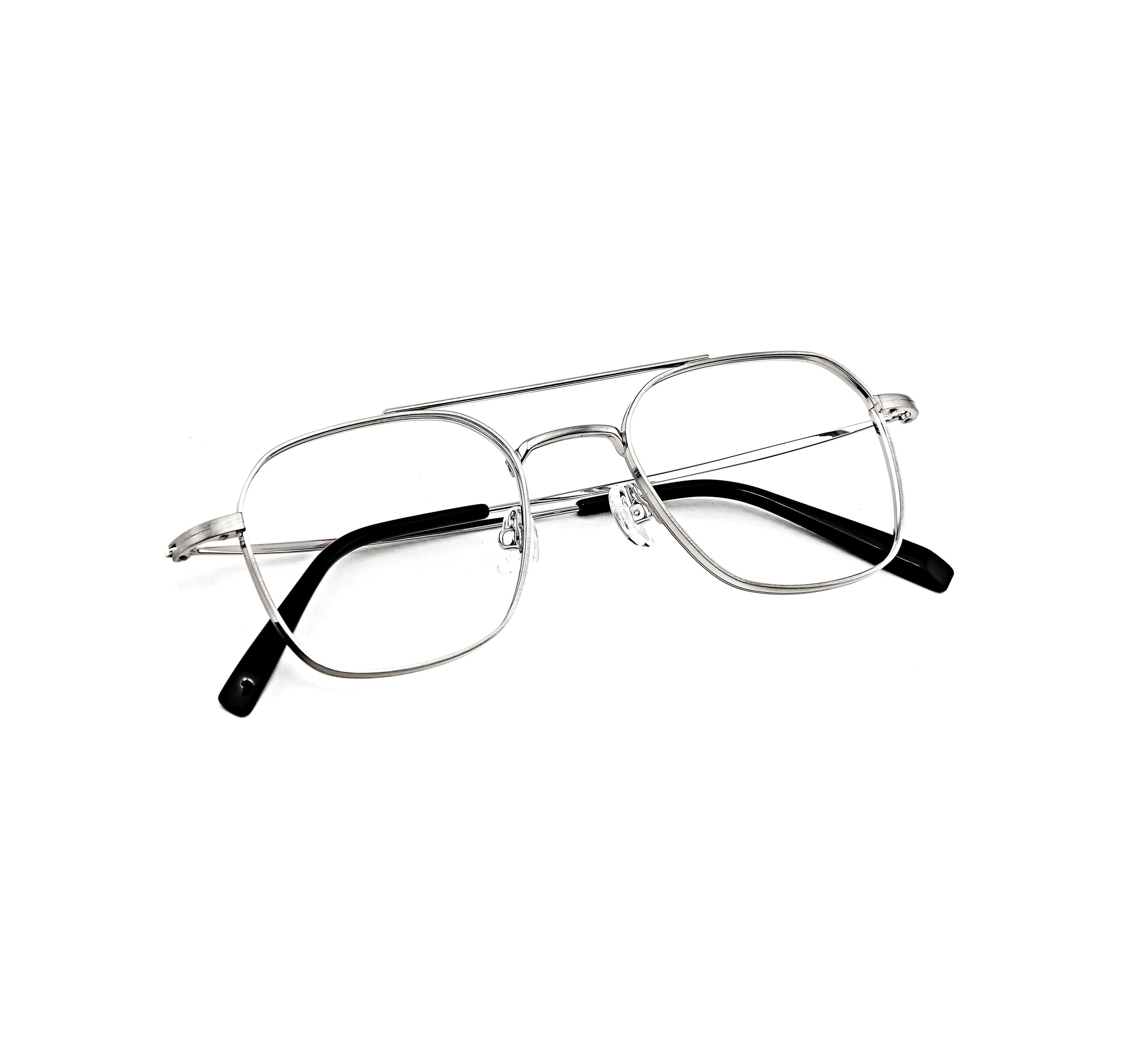 Minimal Square Aviator Glasses | Made in Korea | Lightweight Metal Eyeglasses | Unisex Frame — view 6