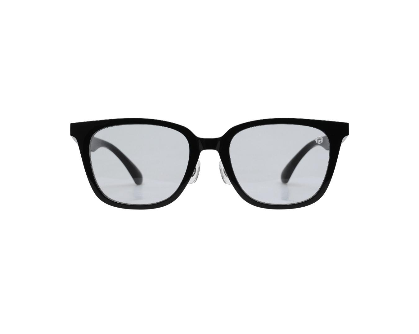 Minimal Black Square Sunglasses | Korean Design | Lightweight Comfort Fit — view 2