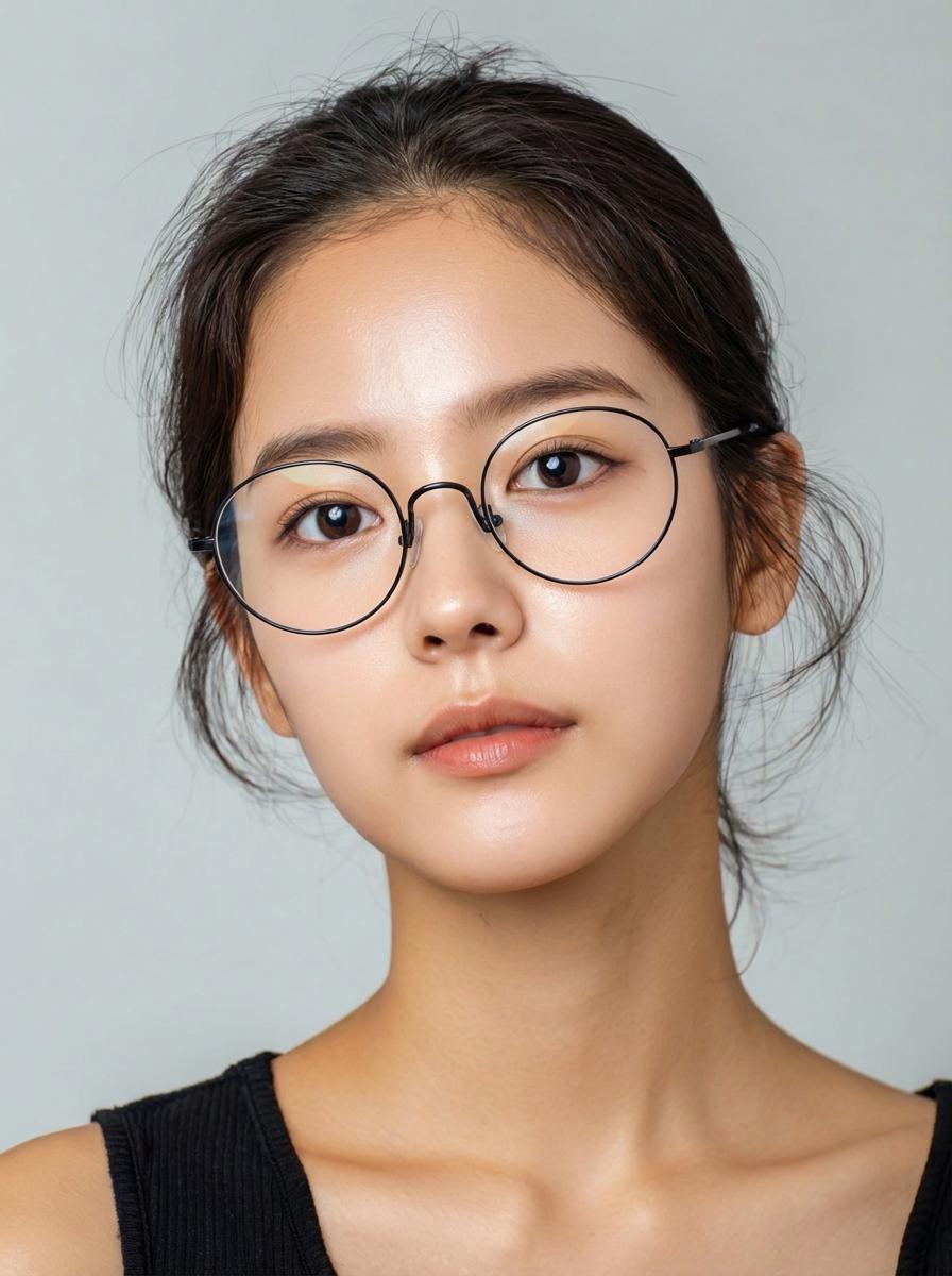 Round Metal Frame | Lightweight, Minimalist | Made in Korea