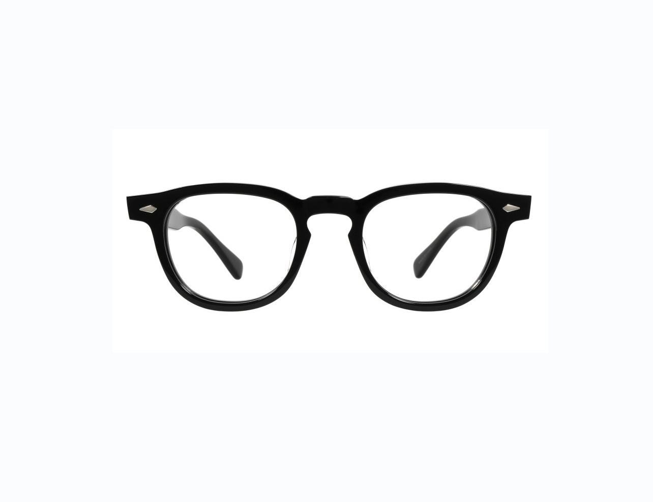 Classic Black Acetate Eyeglasses | Timeless Eyewear | Unisex | Korean Design Frame — view 2