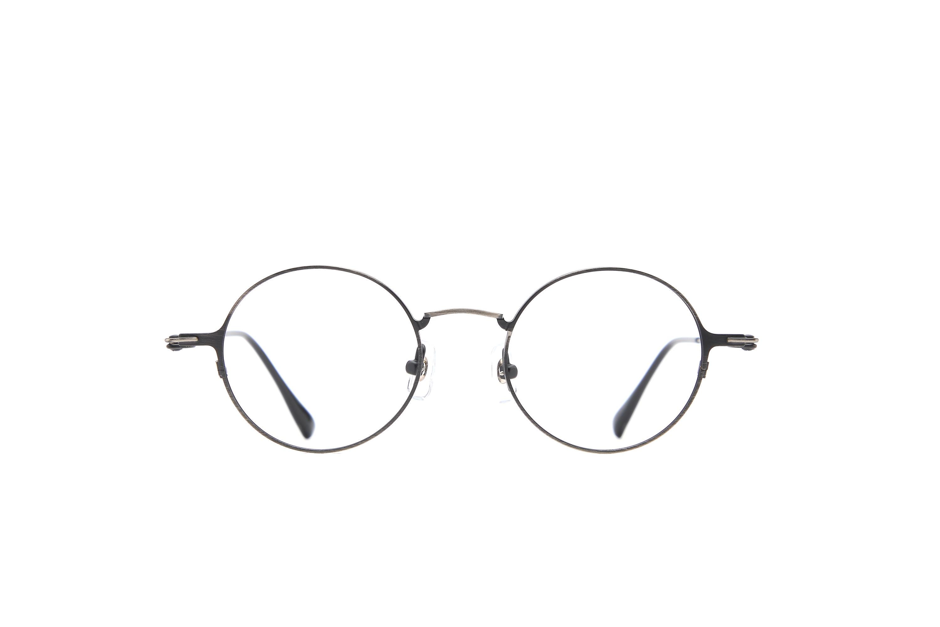 Minimalist Round Metal Glasses – Lightweight Frame, Made in Korea — view 2