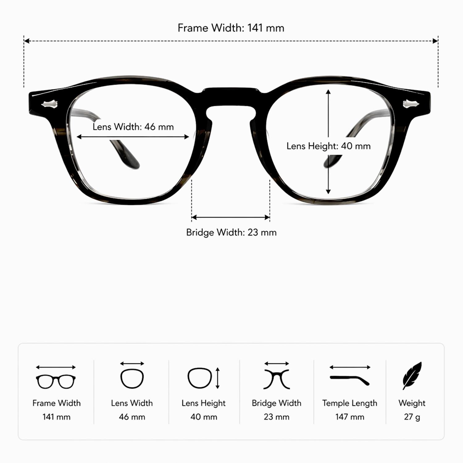 Smoky Charcoal Tortoise Eyeglasses | Korean Design Square Frame | Unisex Acetate Glasses | Lightweight Durable Eyewear — view 8