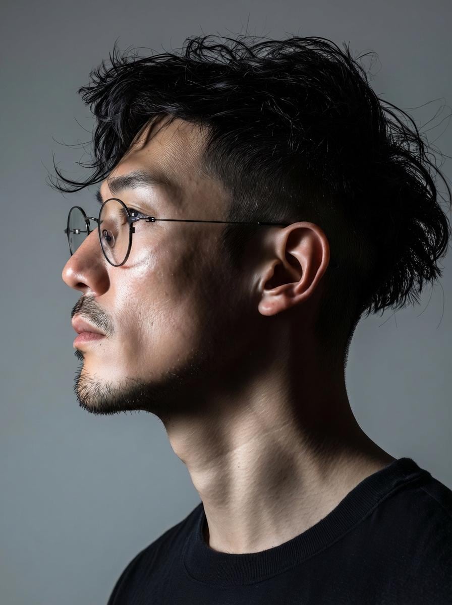 Minimalist Round Metal Glasses – Lightweight Frame, Made in Korea — view 9
