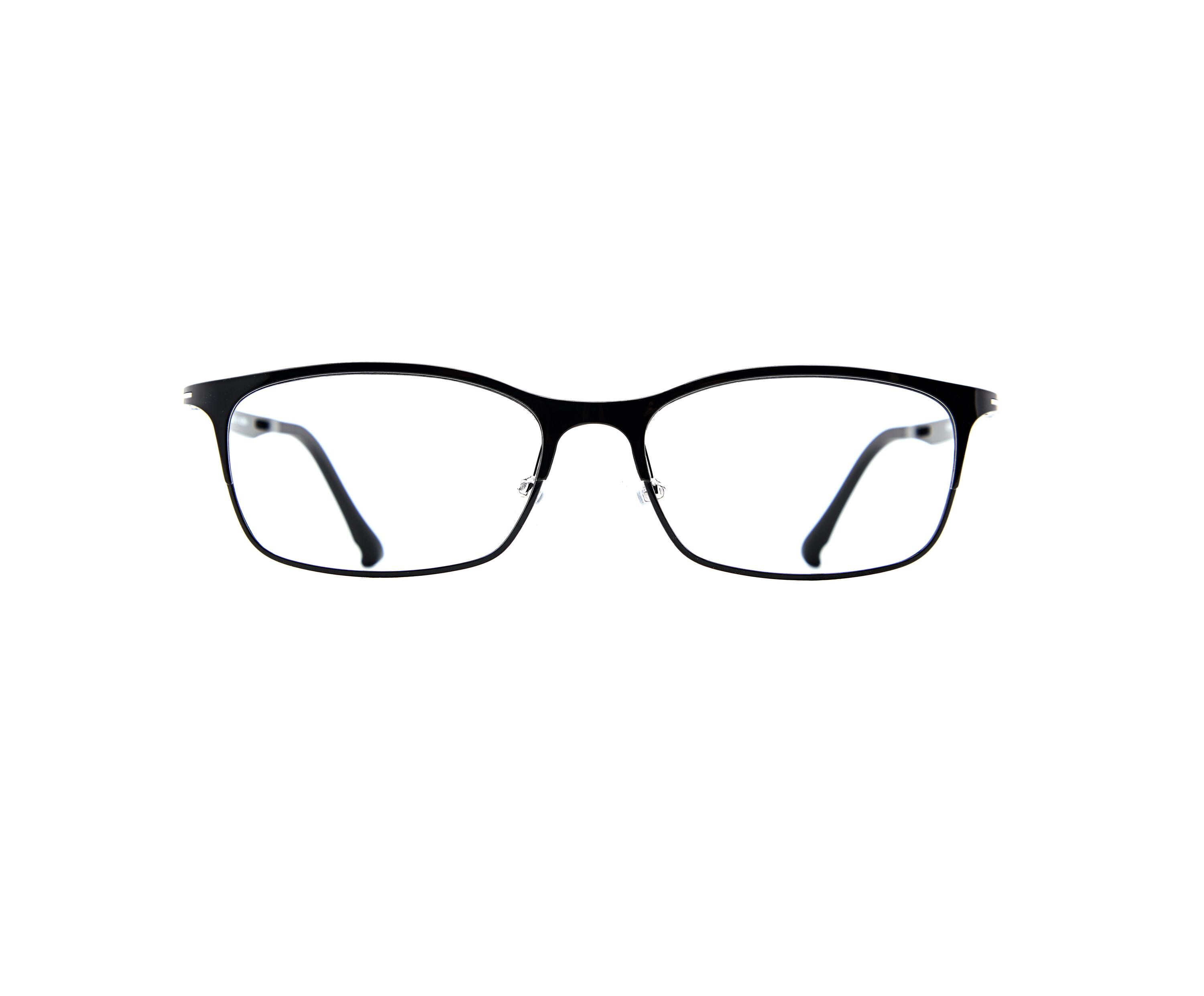 Minimal Black Ultem Eyeglasses, Lightweight Korean Design Asian Fit Optical Frame — view 2
