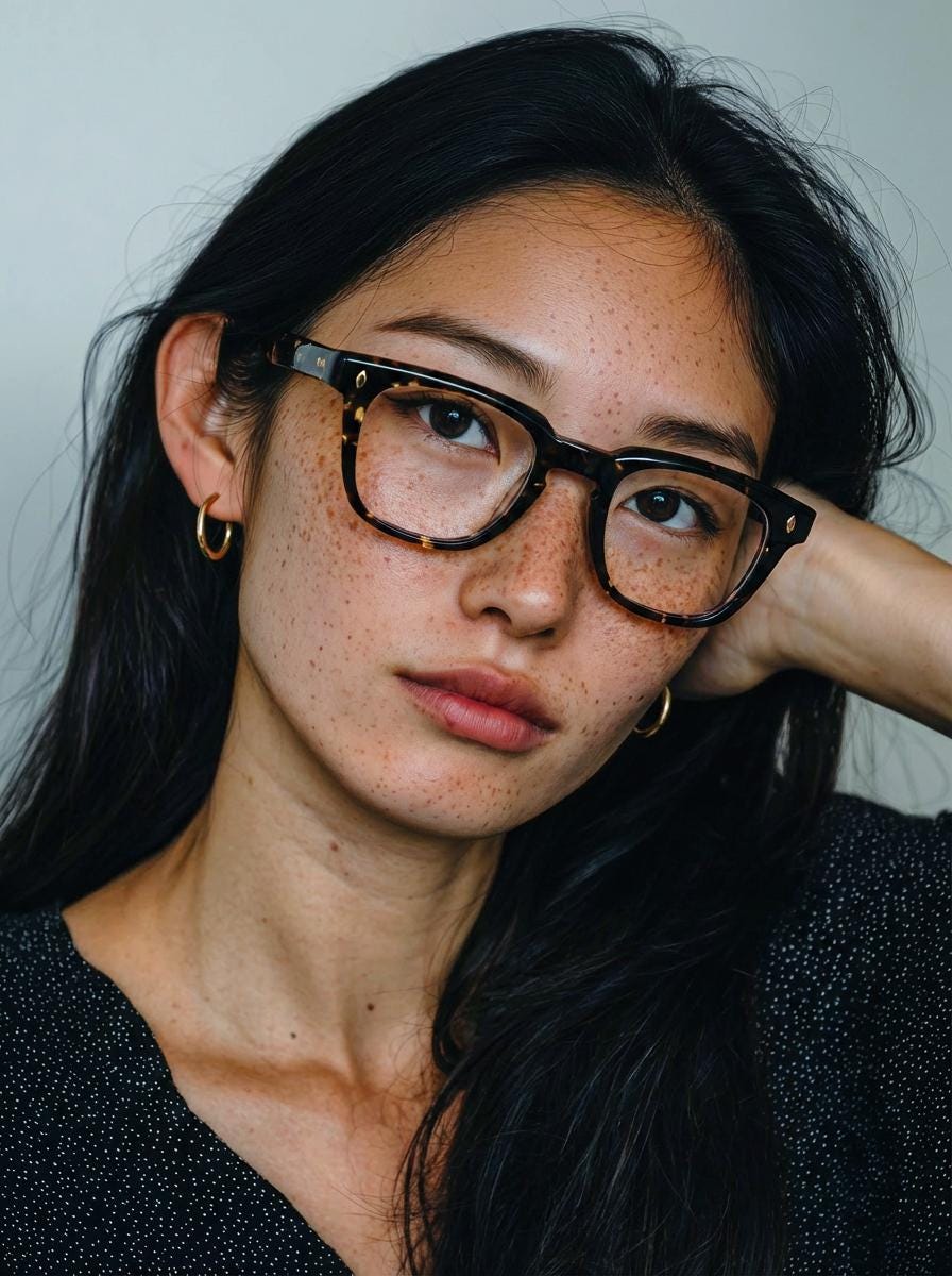 Tortoiseshell Eyeglasses | Korean Design Square Frame | Unisex Acetate Glasses | Lightweight Durable Eyewear — view 8