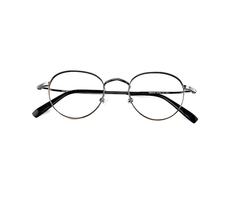 Minimal Round Metal Frame | Lightweight Everyday Comfort image 3